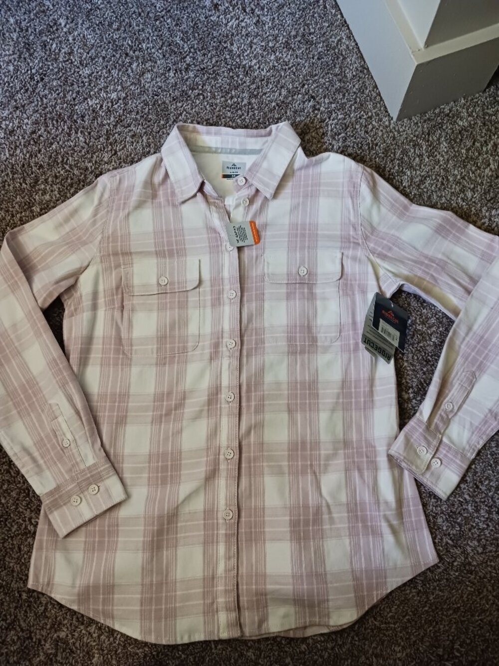 NWT Ridgecut Women's flannel shirt M